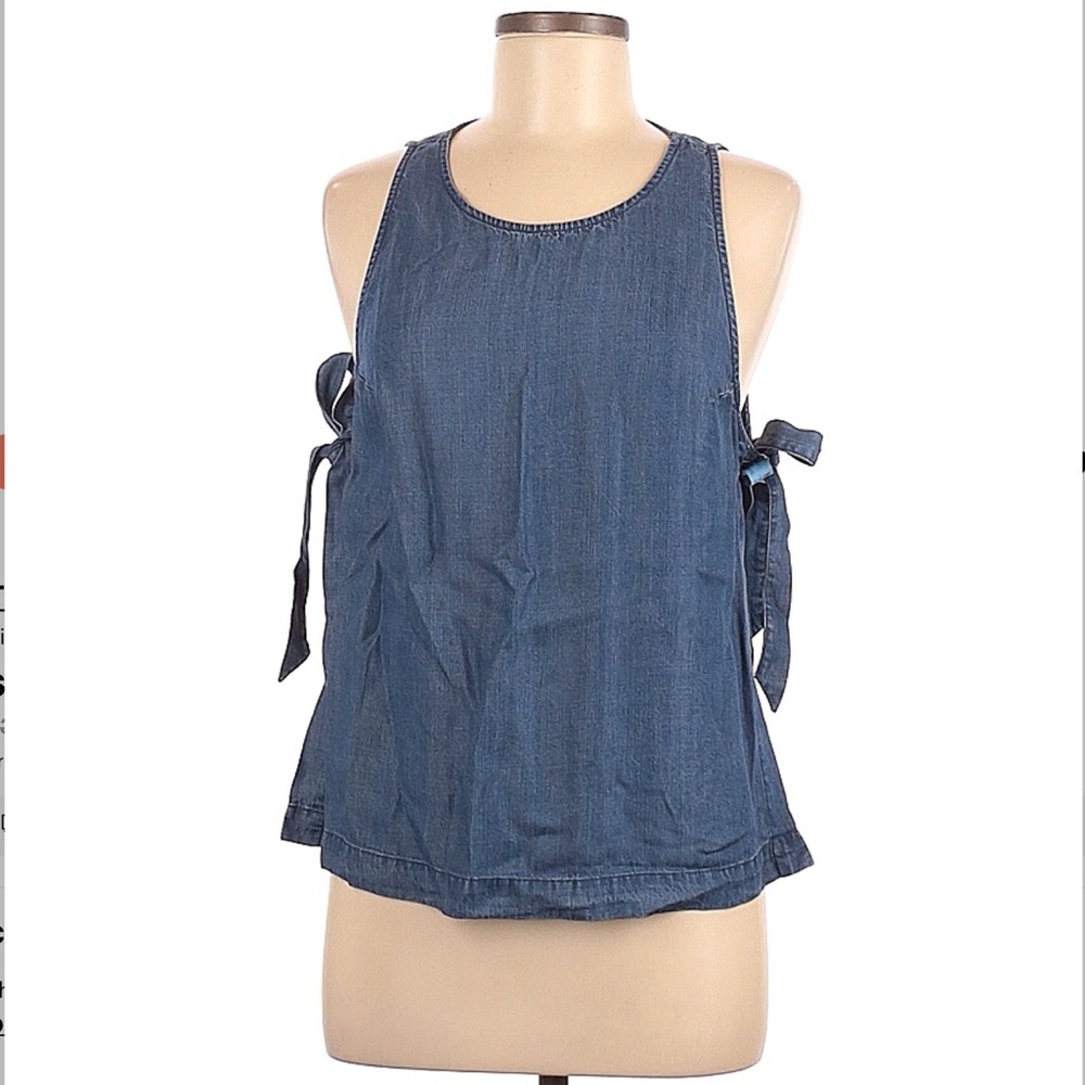 Impeccable Pig denim tie side top